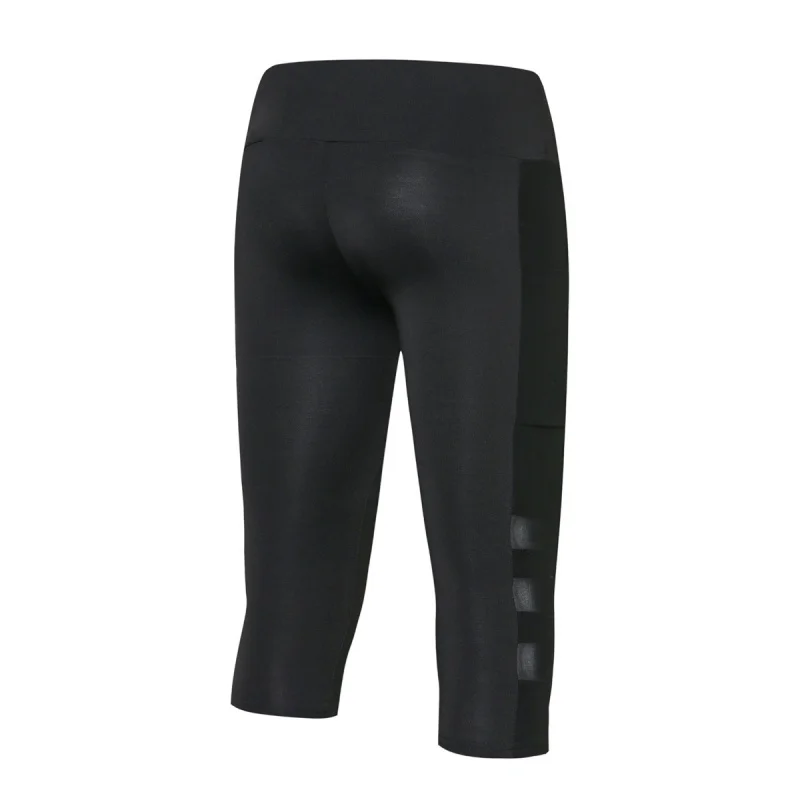 Calf-Length Pants Высокие эластичные женские леггинсы для спорта йоги с карманами тренировки Фитнес Леггинсы Бесшовные дышащие колготки леггинсы - Цвет: Calf-Length Pants