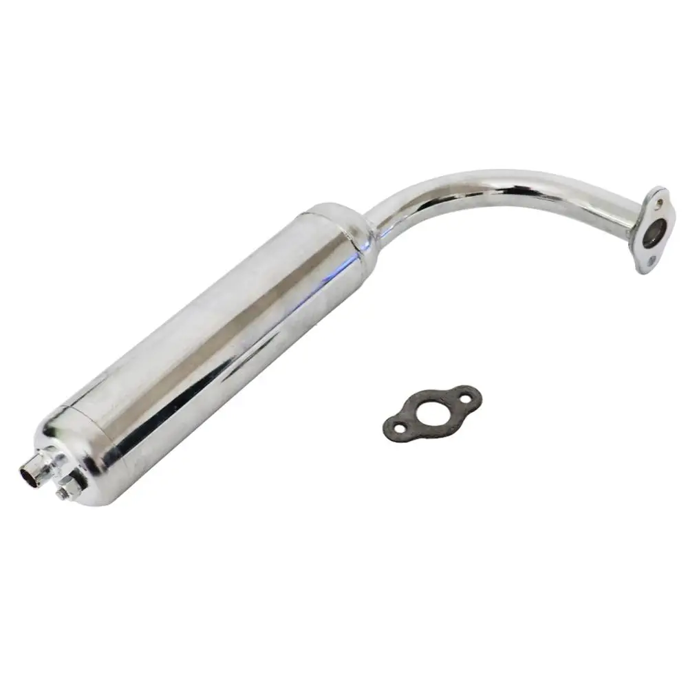 Muffler Exhaust Chrome For 80cc 66cc 49cc Motorized Bicycle Exhaust