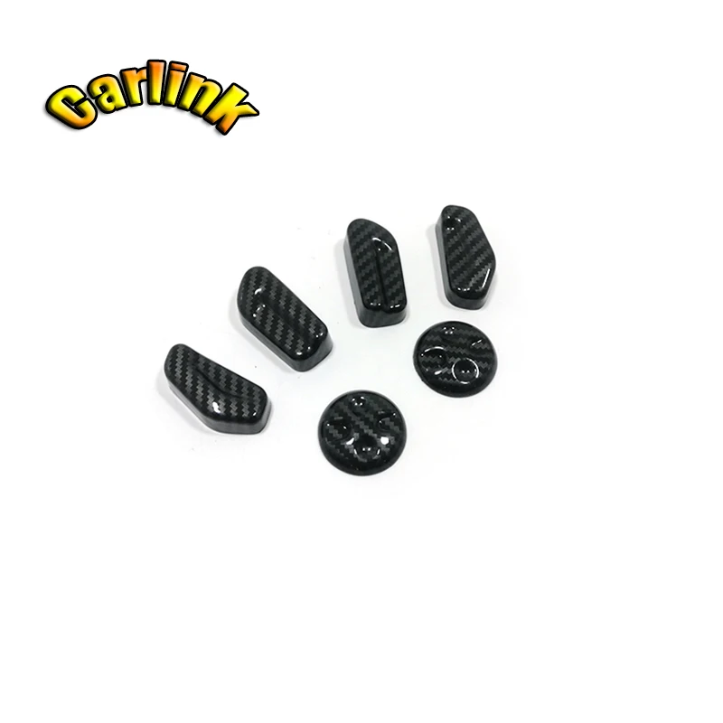 

6 шт., накладки на сиденья автомобиля из АБС-пластика для Peugeot 3008 GT 5008 2017 2018