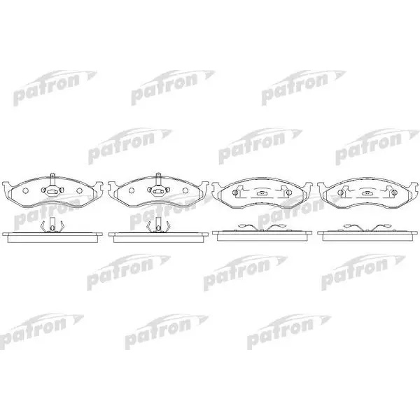 Колодки тормозные дисковые передн JEEP: CHEROKEE 84-, GRAND CHER