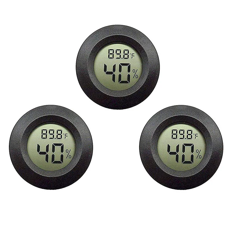 

Hygrometer Thermometer Digital LCD Monitor Indoor Outdoor Humidity Meter Gauge for Basement Baby Room, Measure in Fahrenheit/Cel