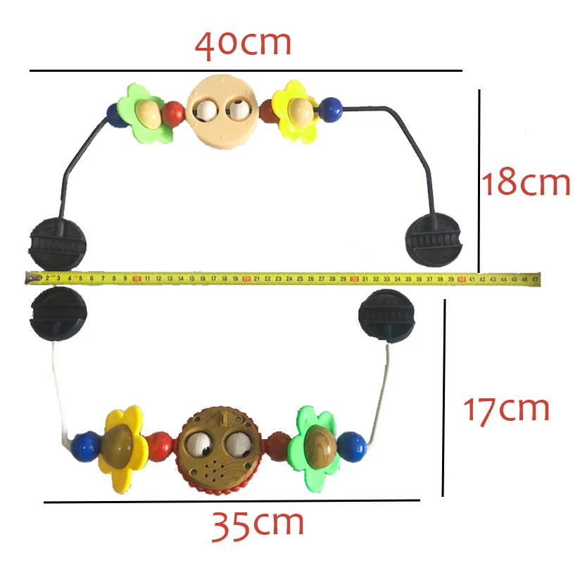 Головоломка музыкальный колокольчик, игрушечный кронштейн, токарное безопасное сиденье, подвесная игрушка для кроватки, детское кресло-качалка, подходящая для детской куклы, переключатель тележки