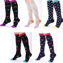 Calcetines ciclismo для бега для мужчин и женщин, модные дышащие впитывающие влагу для бега, футбола, пешего туризма, лыжного спорта, уличные гоночные велосипедные носки