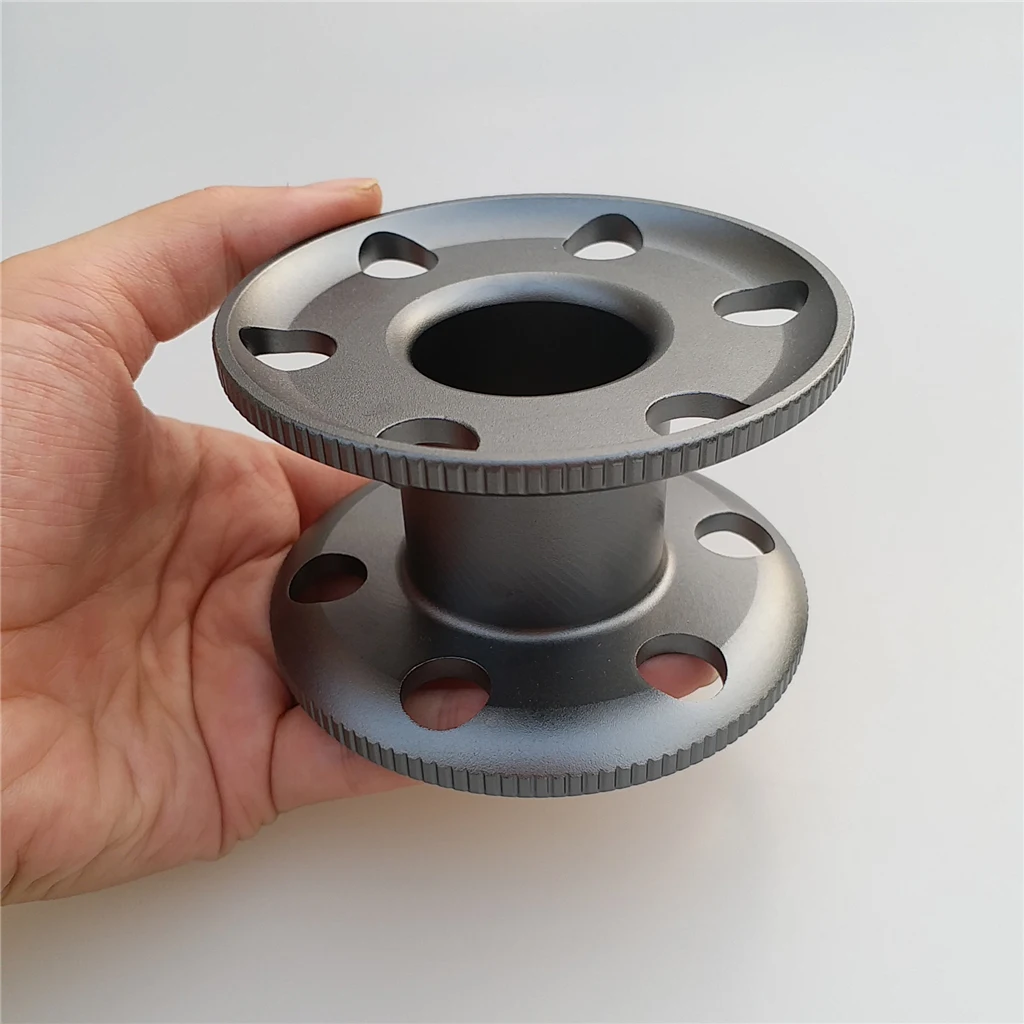 Aluminum Alloy Scuba Diving Finger Dive Reel Snorkeling Guide Line Spool