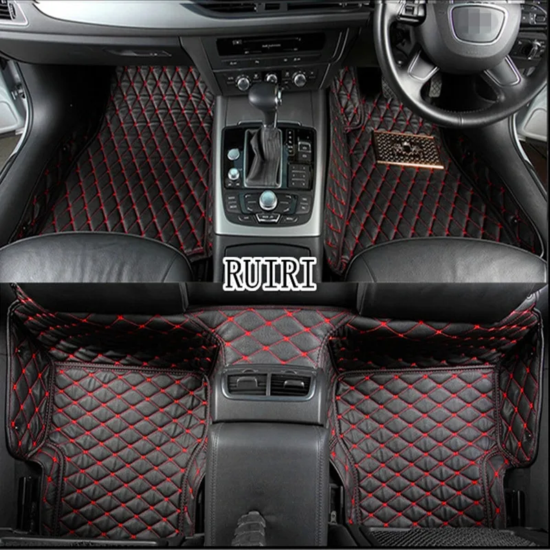 Высокое качество! Специальные автомобильные коврики для правого привода Audi Q7 7 мест-2006 водонепроницаемые коврики для автомобиля Для Q7 2012