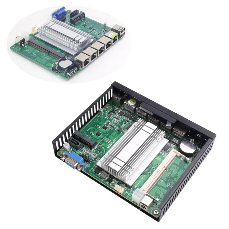 YCSD просвет Мини ПК Celeron J1900 4 * Gigabit Ethernet LAN Pfsense Ubuntu (убу́нту операционная система