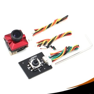 Mistar FPV mini HD камера Monster 1200TVL объектив отличная подсветка для высокоскоростного гоночного дрона - Цвет: Красный