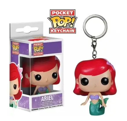 Mermaid Funko поп-брелок Marvel Мстители Ститч Бэтмен Боб Росс Джейсон, Фредди отряд самоубийц История игрушек Рик Морти Игра престолов игрушки - Цвет: Mermaid