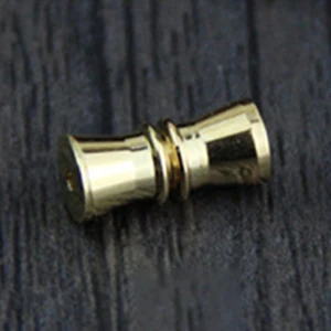 Ручная 925 пробы Серебряная колонна винт DIY Twist Винт Застежка для браслета ожерелье аксессуары для изготовления ювелирных изделий поставка - Цвет: Gold