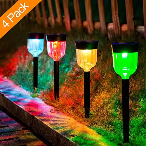 

Outdoor LED Solar Light Garden Lamp Led Solar Spotlights For Outdoor Colorful Lights Automatic Charging IP65 Lawn Street Light