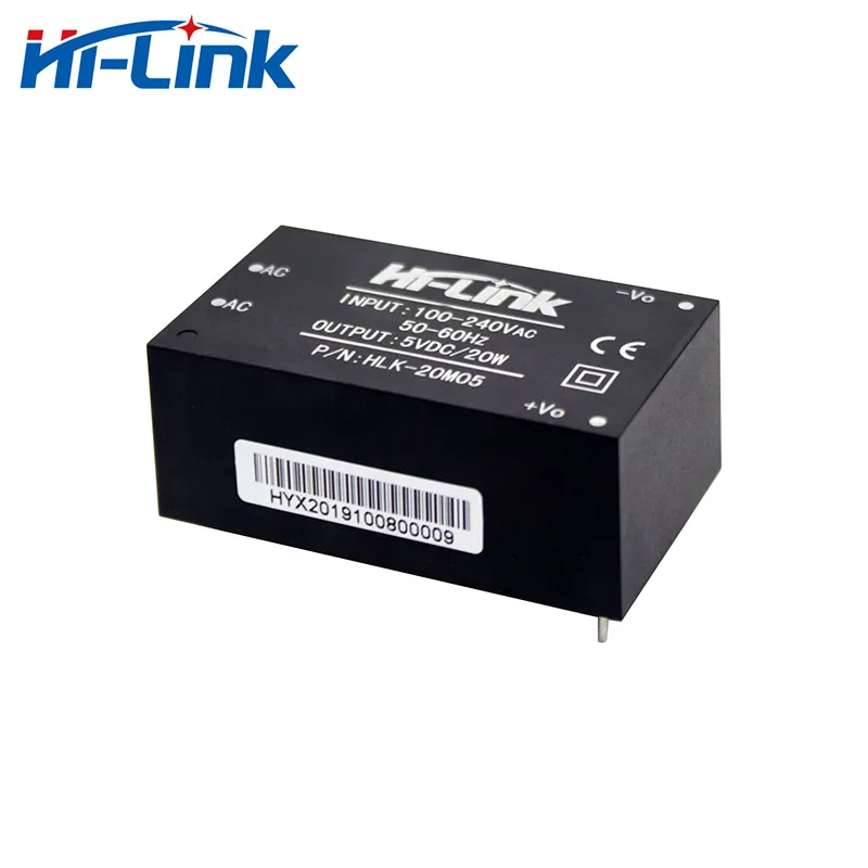 Free Ship 5pcs* SMPS Manufacturer of Hi Link 220V to 5V 4A output power supply module pcb transformer for led lighting source 4