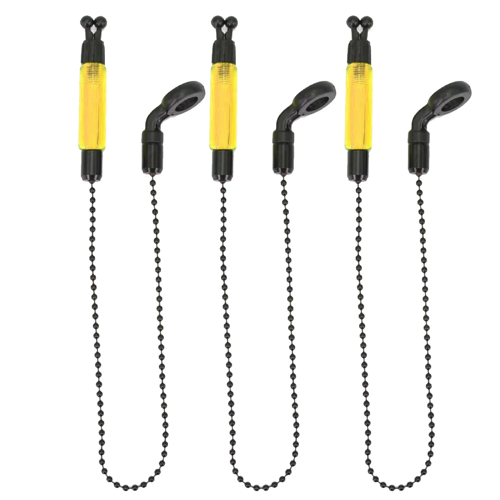 

3pcs Swinger Accessories Tackle Illuminated Fishing Alarms Light Portable Practical Bobbins Hangers Bite Indicator Rod Alerter