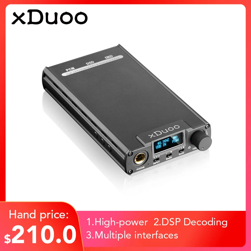 Оригинальный Портативный аудиоусилитель XDUOO XD 05 DAC усилитель для наушников HD