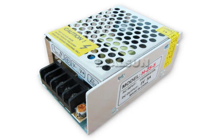 5V 5A 25W импульсный источник питания, переключатель драйвера для светодиодной ленты, дисплей 110 V/220 V