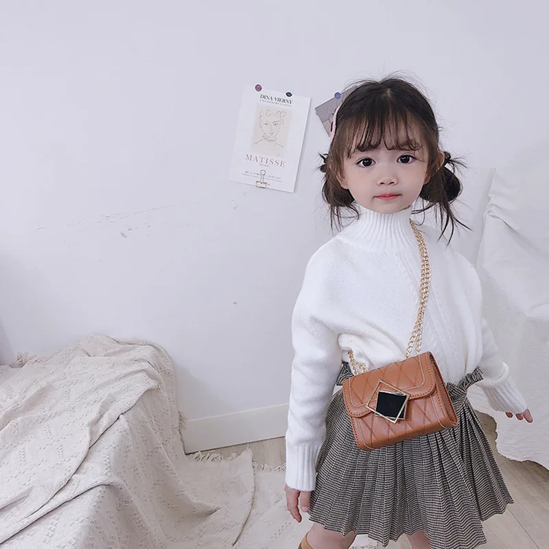 

Children's Bags 2020 Spring New Style Graceful Mini Square Sling Bag Girls Accessories Princess Shoulder Bag Hot Selling
