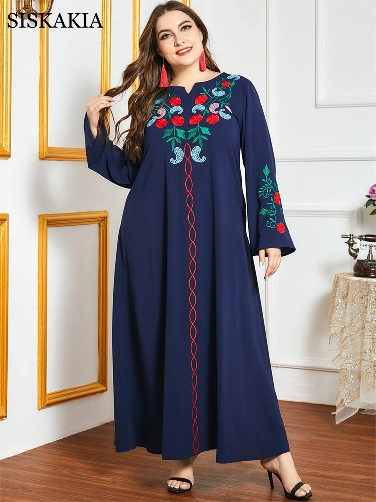 Siskakia Indie Folk Floral Embroidery 