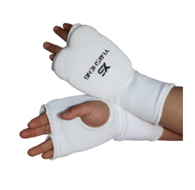 ys hand white Щитки для кикбоксинга протектор Санда щиток голени для тхэквондо боксерские леггинсы защита голеностопа ММА Муай Тай защита голени колодки - Цвет: ys hand white