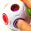 Yongjun Creative Magic Cube Speed Rainbow Puzzles Ball Football cubo magico Educational Learning Toys for Children Kids Toys boy 5