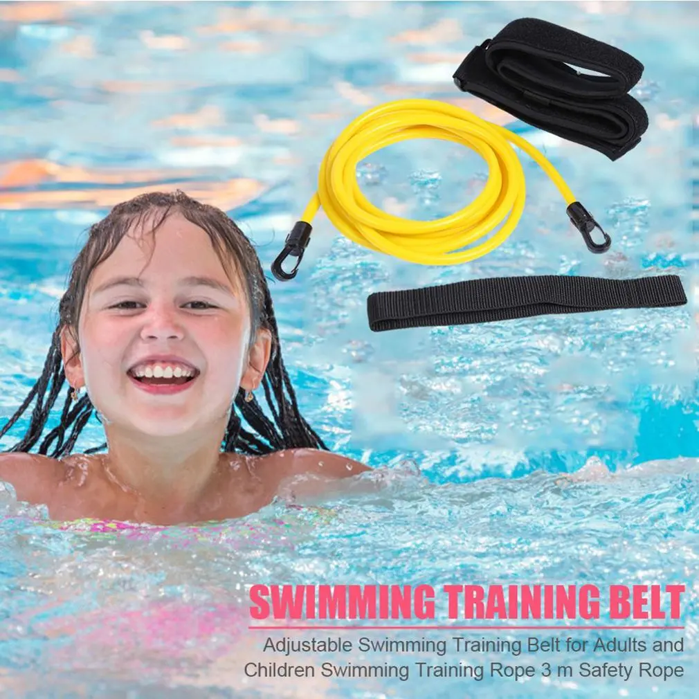

Child Adjustable Swim Training Resistance Elastic Belt Swimming Exerciser Safety Rope Latex Tubes Various Specifications Styles
