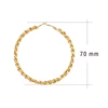 Large Big Round Hoop Earring For Women Gold Color Chain Clause Nice Shape Fashion  Gift Party Jewelry New 2022   E0106 ► Photo 3/6