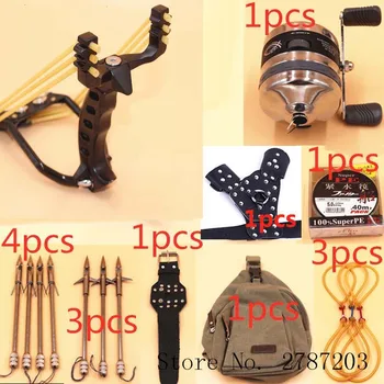 

2020 New Stainless Steel Slingshot Shooting Fish Fishing Dart Hunting Fishing Sling Shot Catapult Outdoor Equipment