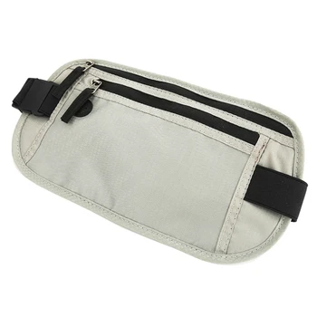 

AUAU-Waist Packs Unisex New Waterproof Nylon Wearable Multifunction Anti-Theft Belt Bag Casual Solid Outdoor Sports