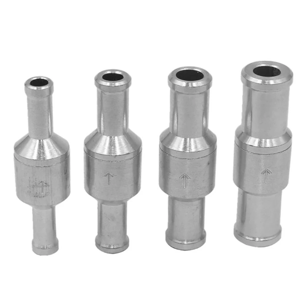1 PCs Aluminum Fuel Check valve (gasoline diesel) 6mm/8mm/10mm/12mm check valve fuel