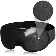 3D Mask for Sleep and Sleeping Eye Mask Lights Blockout Sleep Masked Cool Sports Fabric Eye Cover Shade Blindfold Comfortable