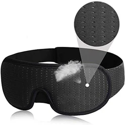 3D Mask for Sleep and Sleeping Eye Mask Lights Blockout Sleep Masked Cool Sports Fabric Eye Cover Shade Blindfold Comfortable