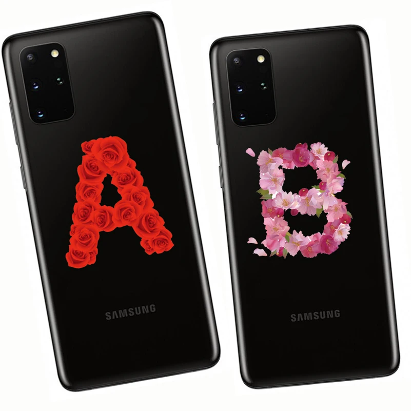 Custom Name Phone Case For Samsung Galaxy Note 20 9 8 10 S20 S21 FE Ultra S10 S8 S9 S6 S7 Edge Plus A71 A51 5G | Мобильные телефоны