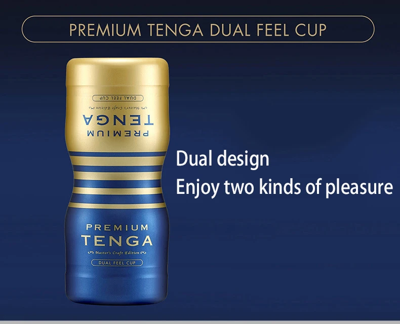 Double Hole Cup TENGA Simulated Vagina Masturbators Cup Suck Realistic Pussy Vigina Anus Sex Toy Shop Product for Men