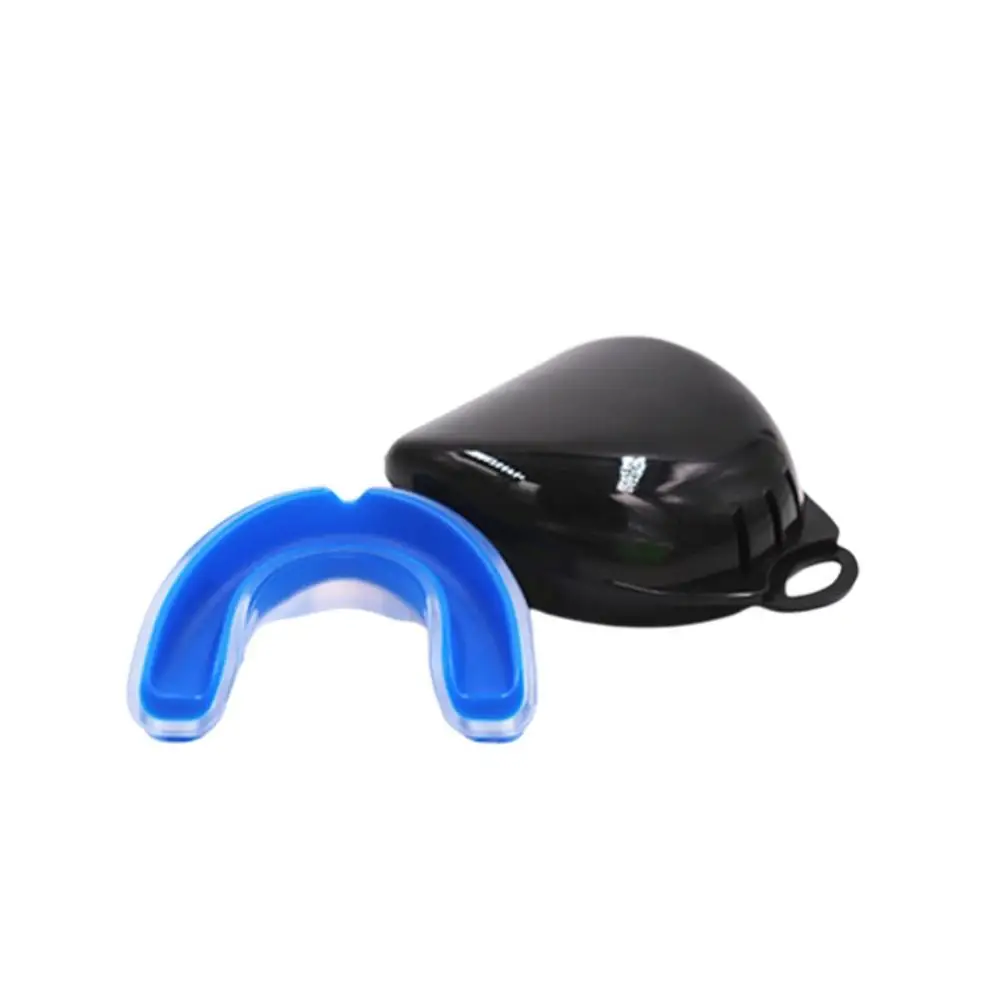 Blue and white Горячая Распродажа, чехол для зуба, спортивный Чехол для зуба, брекеты, Боксерский набор, Санда, Тренировочный Набор, практичный защитный чехол для зуба - Цвет: Blue and white