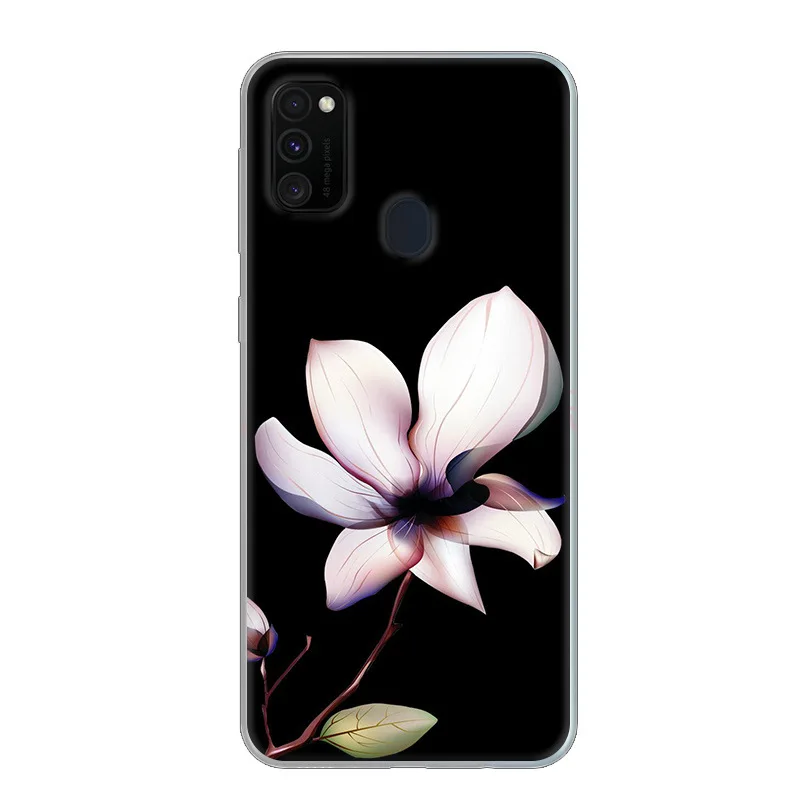 For Samsung M30S Case Silicone Soft TPU Phone Case Cover For Samsung Galaxy M30S Case m30s M 30S 6.4'' Flower SM-M3070 Para - Цвет: 2