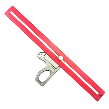 

400Mm 45 Degree Ruler Woodworking Ruler Height Ruler Woodworking Scribe Woodworking Scribe Gauge Measuring Tool