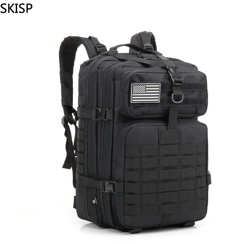 

SKISP Large Capacity Man Army Tactical Backpacks Military Assault Bags Outdoor 3P Climbing PackFor Trekking Camping Hunting Bag