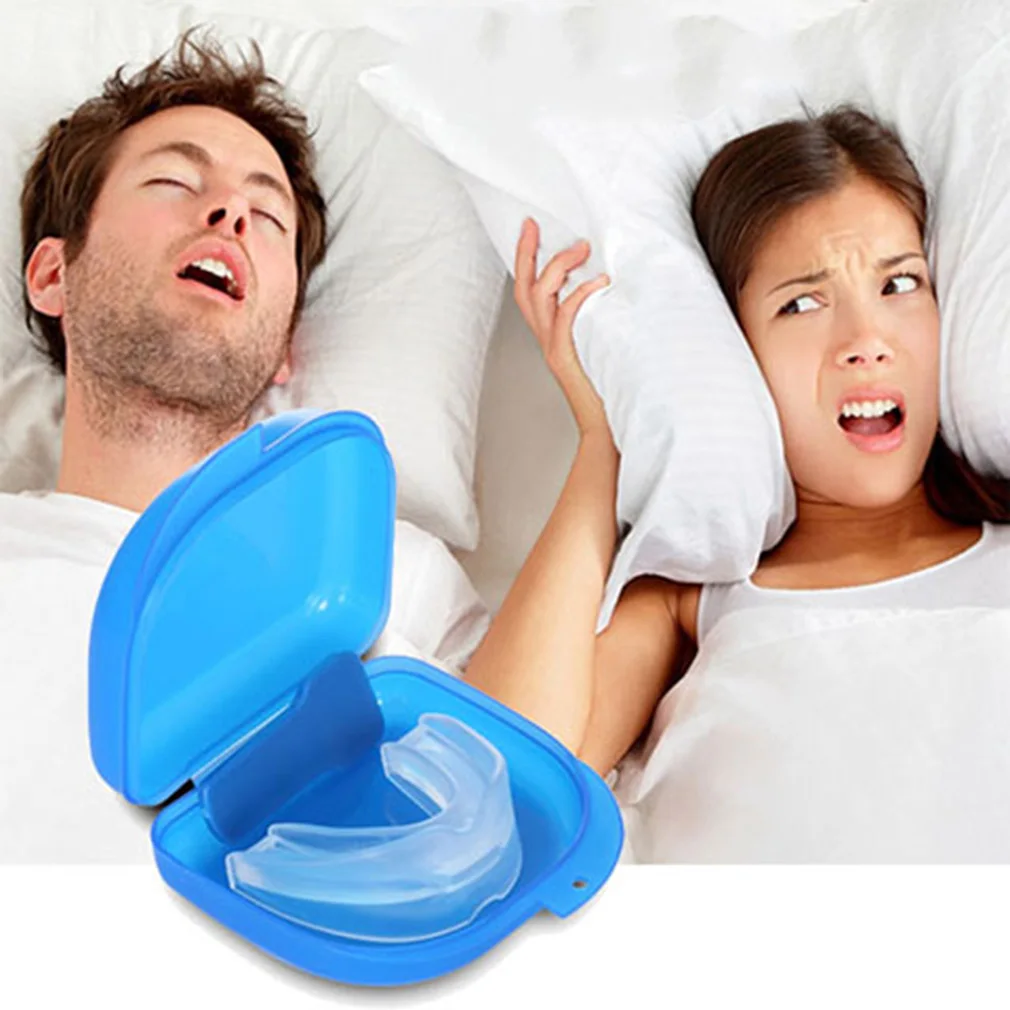 

Mouth Guard Stop Teeth Grinding Anti Snoring Bruxism with Case Box Sleep Aid Eliminates Snoring Health Care 2018 Hot Sale