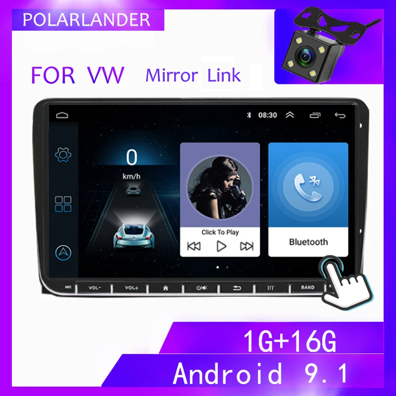 2 Din 9 &quotмультимедиа для Bora Golf VW Polo Passat B6 B7 Touran Android WIFI стерео радио GPS навигация MP5