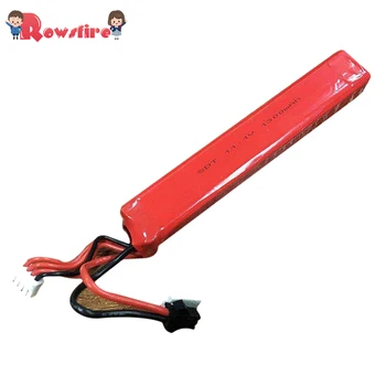 

2019 New11.1V 1300mAh Red Skull Buffer Tube Li-On Battery For JM Gen.8/9 Blaster