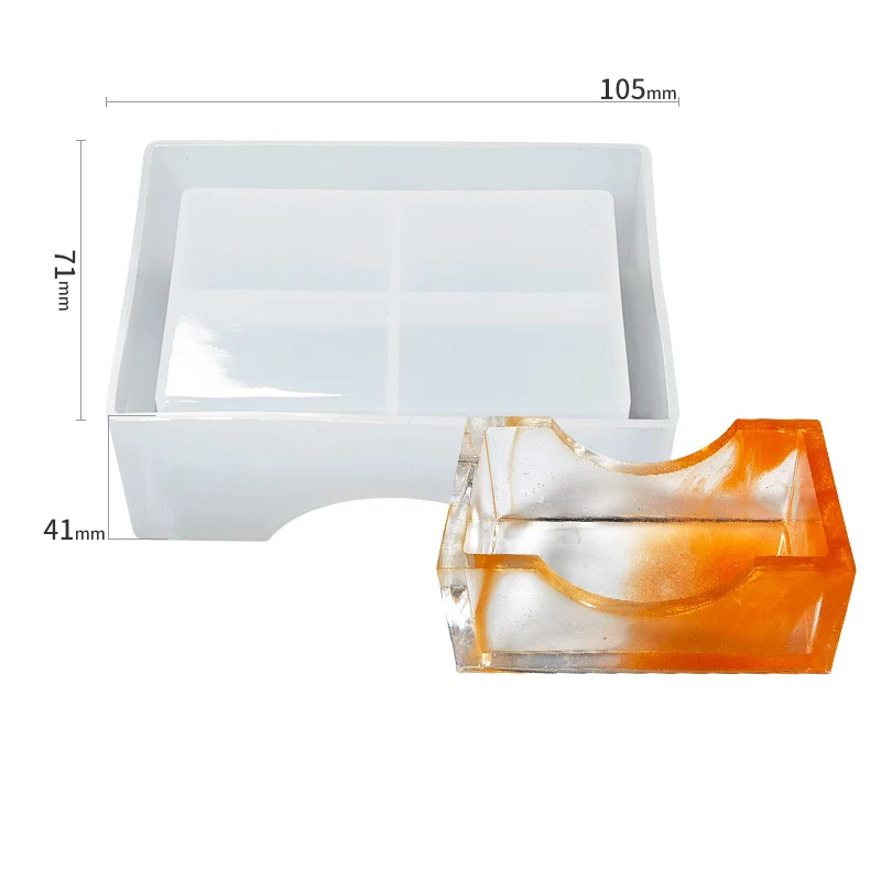 Molde de silicona de resina, Jhua, 3 moldes de resina de cristal de si