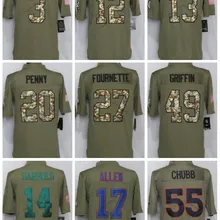 Мужская футболка 8 Jackson 14 Darnold 17 Allen 55 Chubb 27 Fournette 20 Ramsey 11 Edelman 91 Kerrigan 11 Smith 18 Green 13 Evans