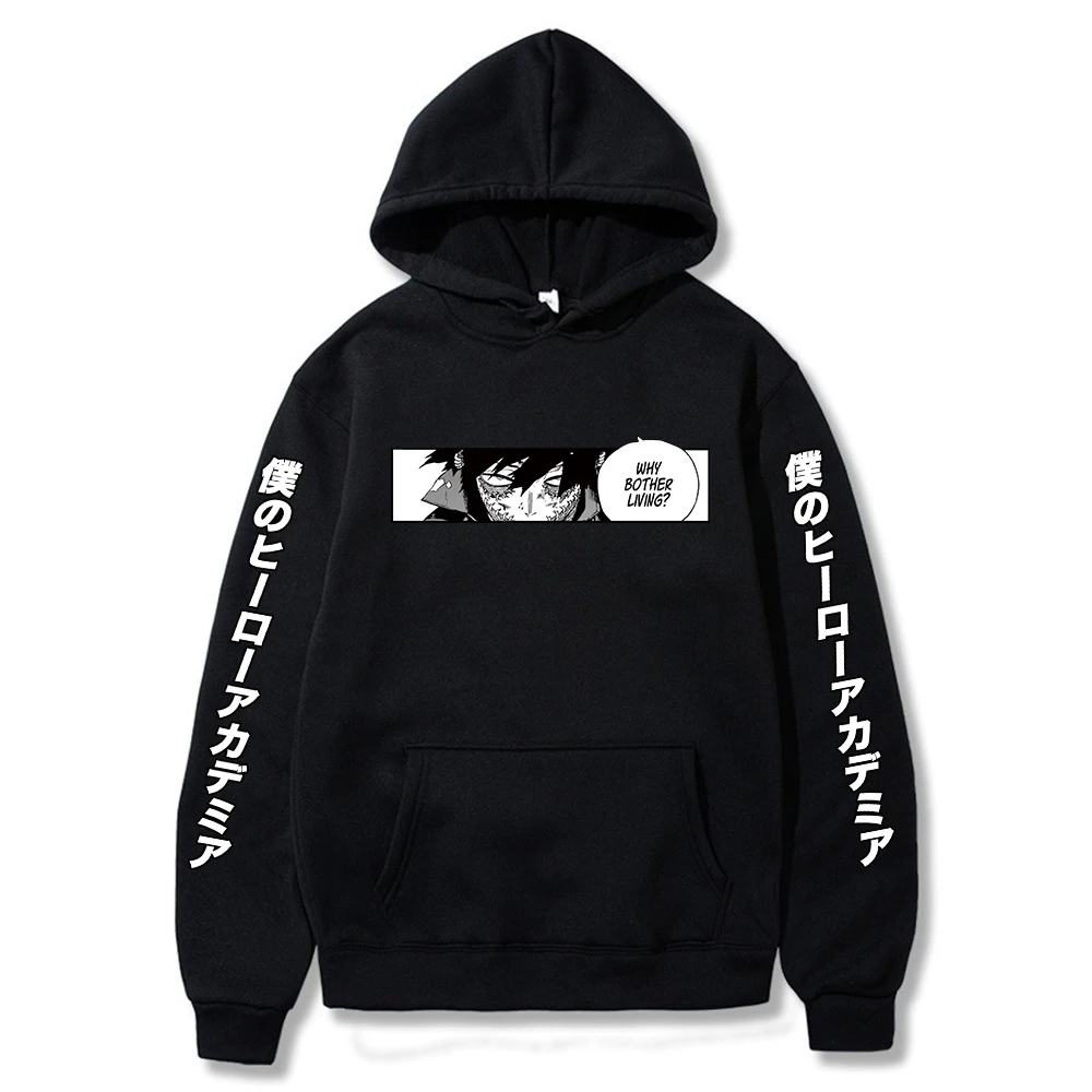 

My Hero Academia Hoodies Men's Casual Fashion Sweatshirts Japanese Anime Dabi Hoodie Hip Hop Streetwear Male Tops Unisex