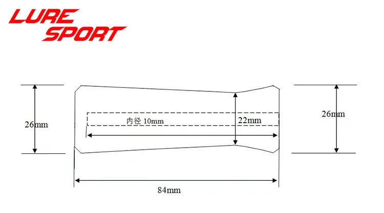 LureSport 4pcs 84mm ̽ε ׸ EVA ׸ ε   ҷε ڵ  ô DIY ׼