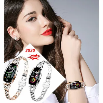 

2020 Newest Lady Smart Bracelet Color Screen Waterproof Sport Smartband Blood Pressure Heart Rate Health Monitor Wristband Woman