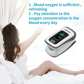 

2019 1 Set Fingertip Oximeter Pulse Oximeter Display Oximeter Finger Health Dignostic Monitor Tool Finger Clip Oximeter