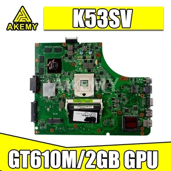 

K53SV motherboard 3.0/3.1 For Asus K53SV P53S K53SC K53SJ K53S X53S K53SM laptop motherboard GT610M/2GB GPU video card
