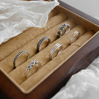 

New Punk 925 Sterling Silver Woman Fashion Rings 2020 Knuckle Ring Multi Styles Adjustable Rings Toe Ring Beach Foot Jewelry