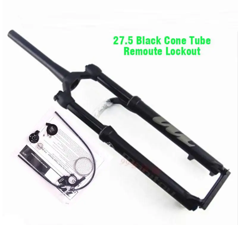 27.5 Cone BK Remote Велосипедная вилка Manitou MARKHOR Велосипедная вилка 26 27,5 дюймов 29er горная вилка для горного велосипеда масло для подвески и газовая вилка Дистанционный Замок - Цвет: 27.5 Cone BK Remote