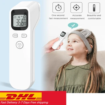 

DHL Fast delivery 3-7 days Baby Infrared Thermometer Body Digital Thermometer Non-contact Ear Forehead Measure Thermometers 5