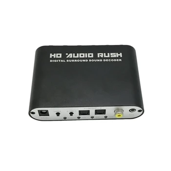 

3.5 AUX Coaxial Digital-To-Analog Conversion 6 RCA HD Audio Rush 5.1 Decoder