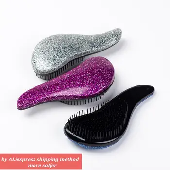 

Hot New Magic Handle Comb Anti-static Massage Hair Brush Tangle Detangle Shower Massage Hairbrush Comb Salon Hair Styling Tools